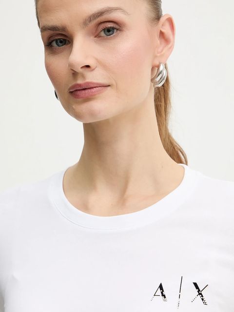 Armani Exchange longsleeve kolor biały XW001353 AF17173