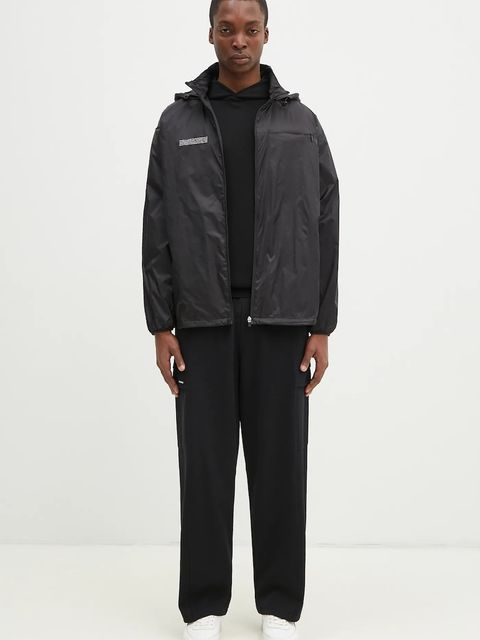 Pangaia kurtka kolor czarny przejściowa 10002129