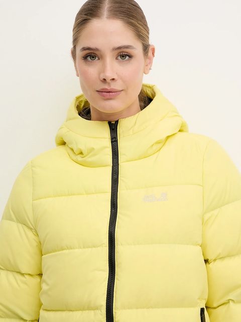 Jack Wolfskin kurtka FROZEN PALACE kolor żółty przejściowa A65097