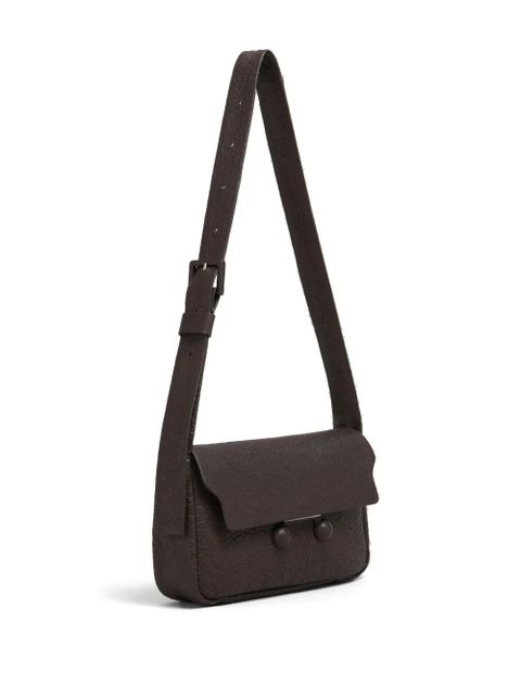 Marni leather shoulder bag - Brown