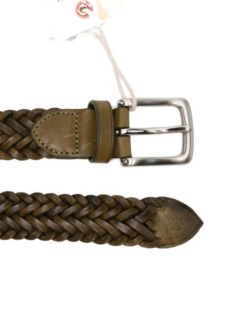 DRAGON DIFFUSION 9ply Polo braided intreccio belt - Green - zdjęcie produktu nr 2