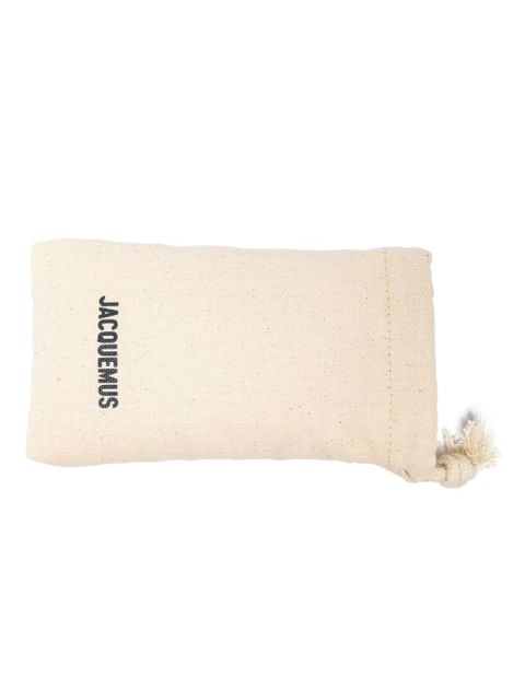 Jacquemus Les Lunettes Ovalo oval-frame sunglasses - White - zdjęcie produktu nr 2