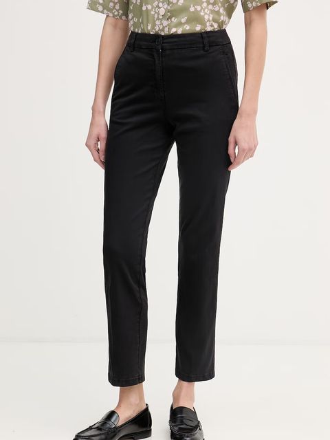 United Colors of Benetton spodnie chinos damskie bawełniane z elastanem - zdjęcie produktu nr 1