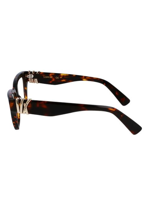 Lanvin cat-eye frame glasses - Brown