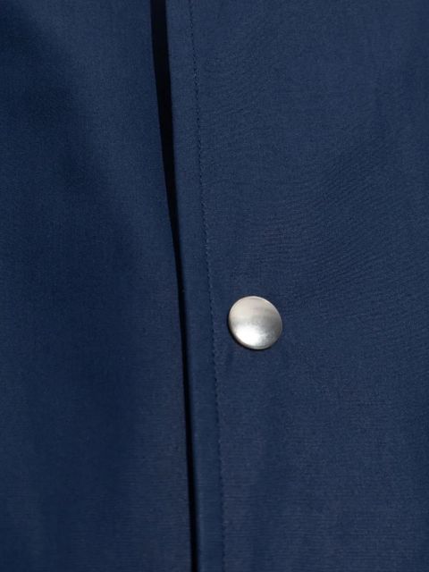 Jil Sander press-stud shirt jacket - Blue