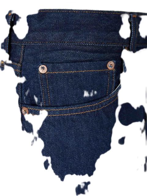 AGOLDE belt-loop pocket jeans - Blue