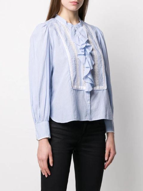 Zadig&Voltaire Temple striped shirt - Blue