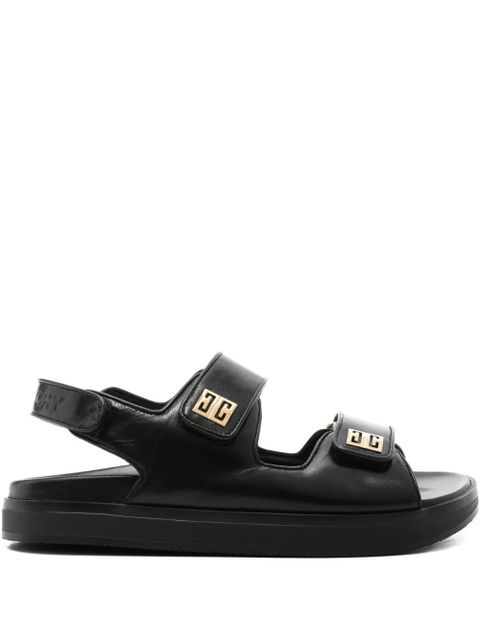 Givenchy pattern double strap sandals - Black - zdjęcie produktu nr 1