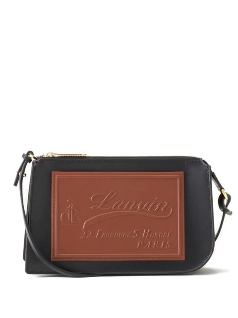 Lanvin logo-plaque crossbody bag - Black - zdjęcie produktu nr 1