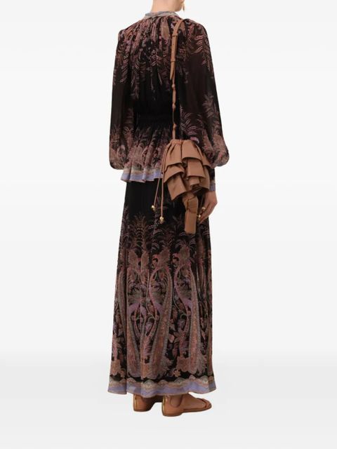 ZIMMERMANN Alchemy paisley-print trousers - Black