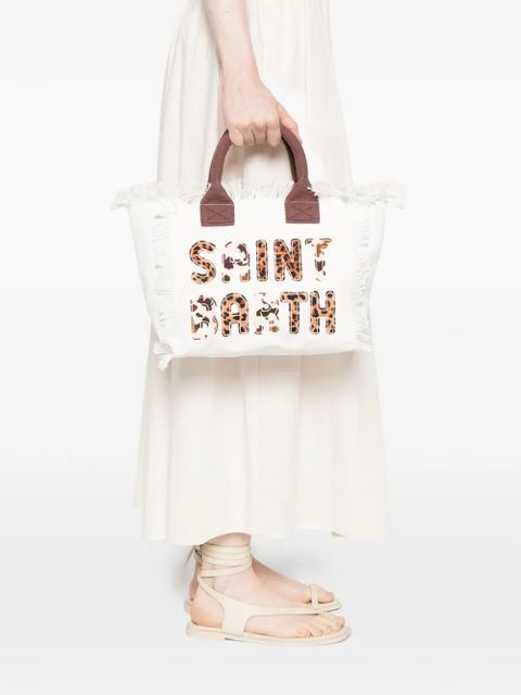 MC2 Saint Barth fringed-detail tote bag - White - zdjęcie produktu nr 2