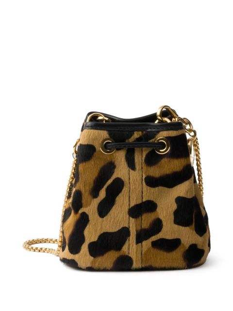 Prada animal-print mini bag - Brown - zdjęcie produktu nr 2