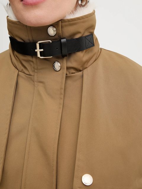 Morgan kurtka kolor zielony zimowa GAPI