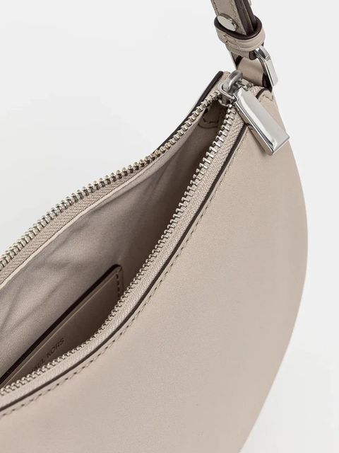 MICHAEL Michael Kors torebka skórzana kolor beżowy 32S5S8QU1L