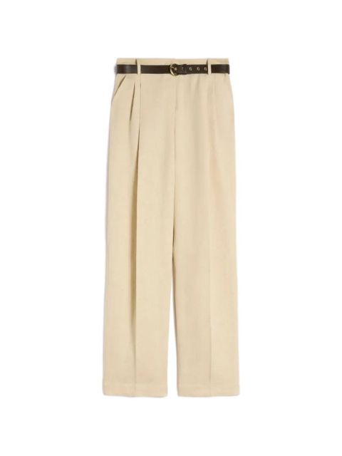 Max Mara Sumero belted trousers - Neutrals - zdjęcie produktu nr 1