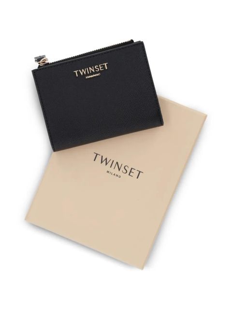 TWINSET zip wallet - Black