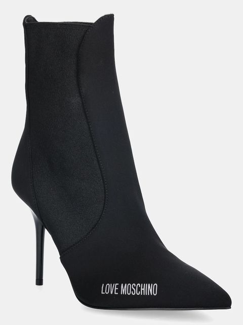 Love Moschino botki damskie kolor czarny na szpilce JA21059G0NIM0000 - zdjęcie produktu nr 1