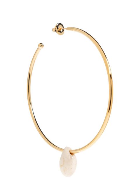 ISABEL MARANT pendant hoop earrings - Gold