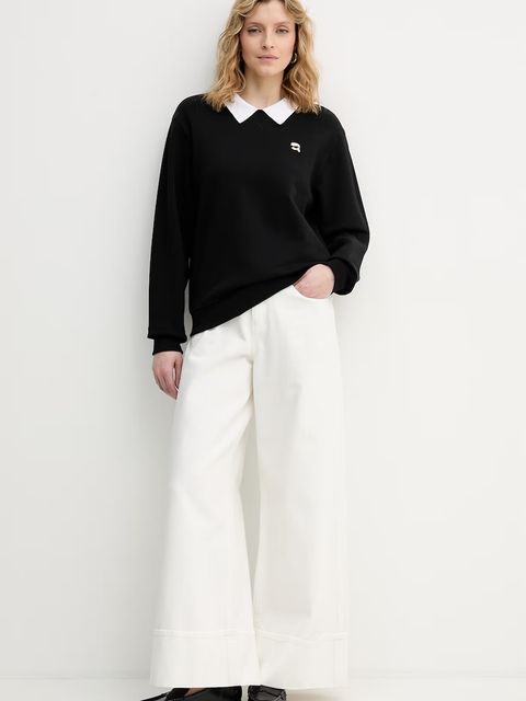 Karl Lagerfeld bluza damska bawełniana IKON - zdjęcie produktu nr 1