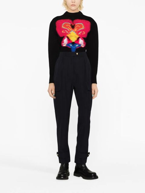 Alexander McQueen tapered cargo trousers - Blue