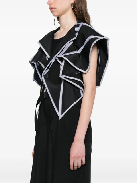 132 5. Issey Miyake No.5-jacquard jacket - Black