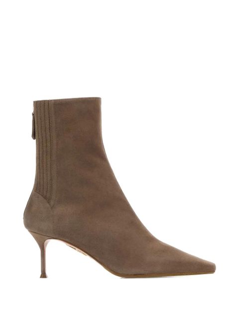 Aquazzura saint honor suede ankle boots - Brown - zdjęcie produktu nr 1