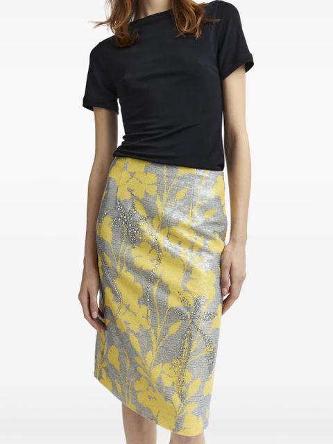 16Arlington Delta midi skirt - Grey