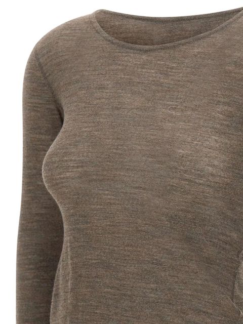 MM6 Maison Margiela wool top - Brown