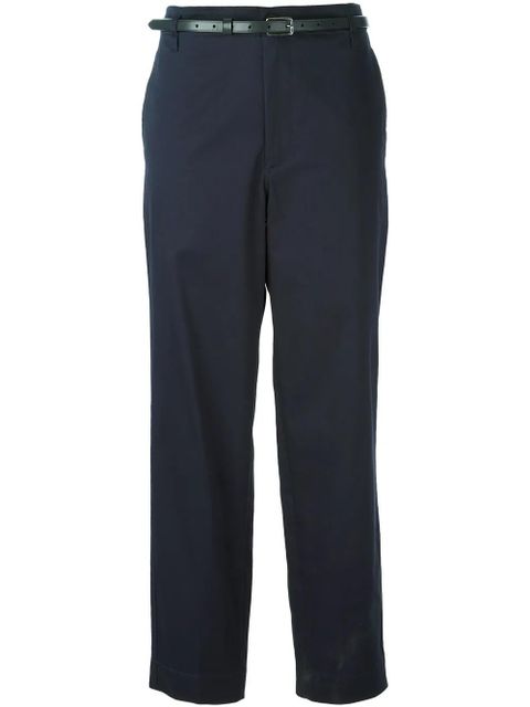 Golden Goose belted chino trousers - Blue - zdjęcie produktu nr 1