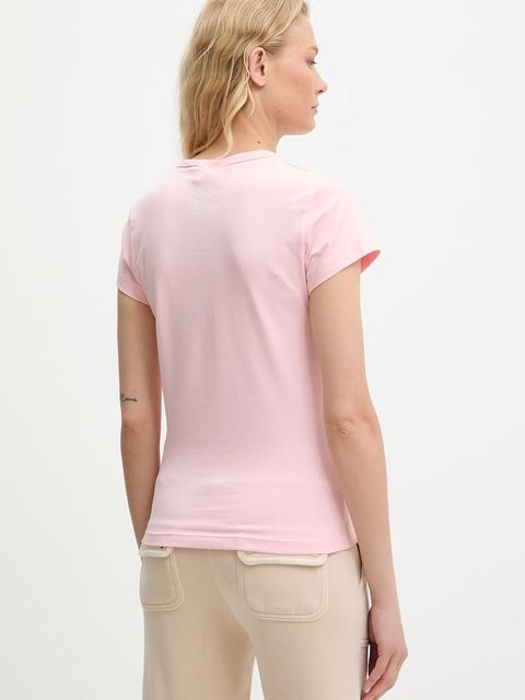 Juicy Couture t-shirt JUICY GIRL NEXT DOOR HILTON T-SHIRT damski kolor różowy JCNCT225457