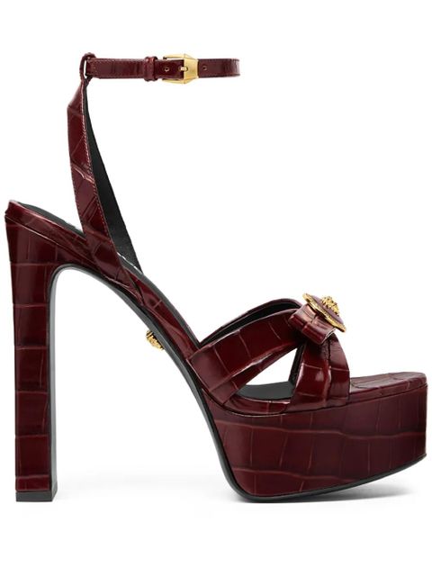 Versace 140mm Gianni Ribbon sandals - Red - zdjęcie produktu nr 1