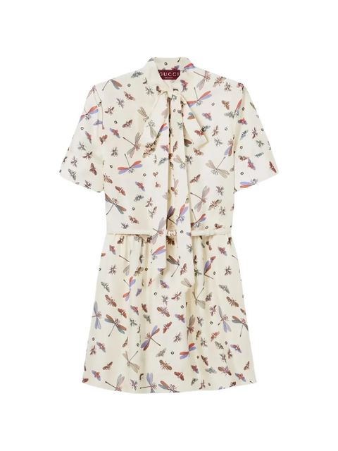 Gucci printed mini dress - White - zdjęcie produktu nr 1