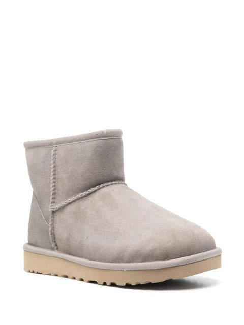 UGG fur-lined suede ankle boots - Grey - zdjęcie produktu nr 2