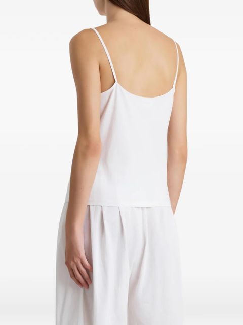 KHAITE Moss cami top - White