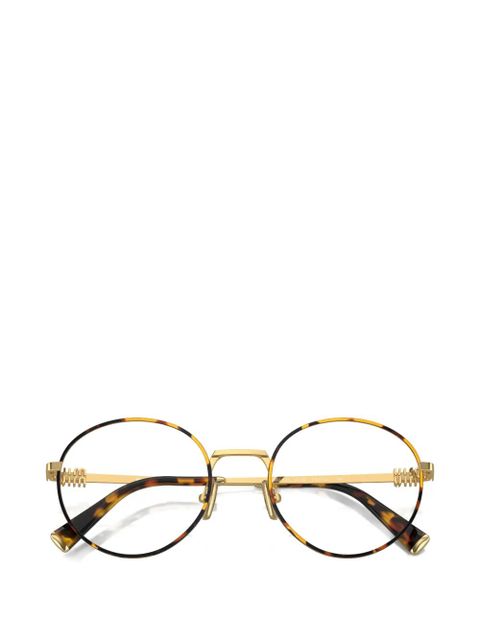 Miu Miu Eyewear round-frame glasses - Gold
