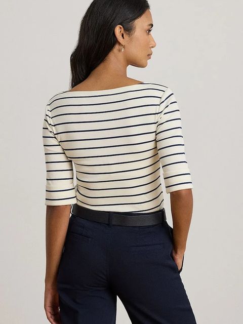 Lauren Ralph Lauren longsleeve damski kolor beżowy 200P03723 - zdjęcie produktu nr 2