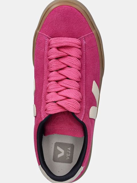 Veja sneakersy zamszowe Campo damskie kolor różowy CP0320802A