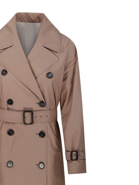 Max Mara Candida belted double-breasted coat - Brown