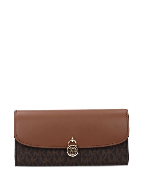 Michael Kors monogram padlock wallet - Brown - zdjęcie produktu nr 1
