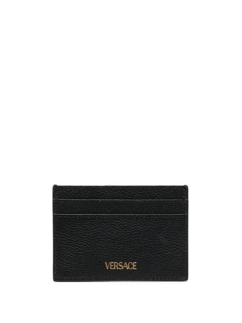 Versace La Medusa leather cardholder - Black - zdjęcie produktu nr 2