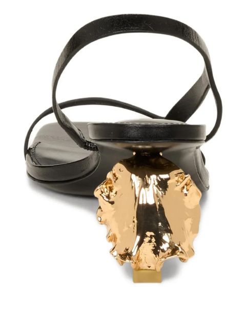 Cult Gaia Leilani leather sandals - Black