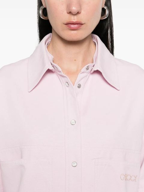 Gucci canvas overshirt - Pink