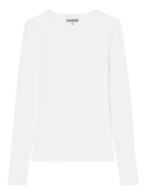 GANNI long-sleeve T-shirt - White - zdjęcie produktu nr 1