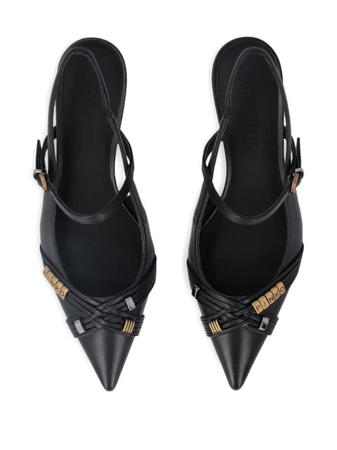 PINKO criss-cross slingback pumps - Black