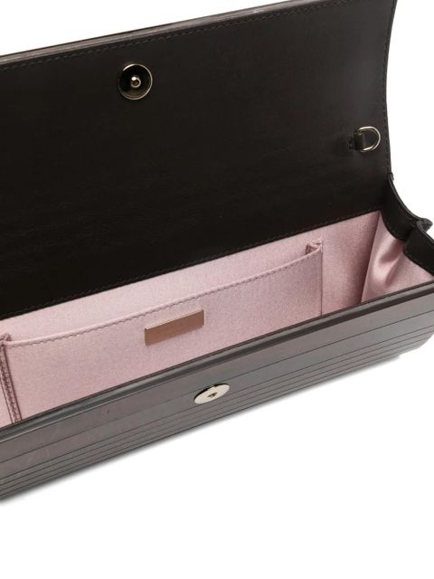 Jimmy Choo Sweetie rectangle-shape clutch bag - Brown