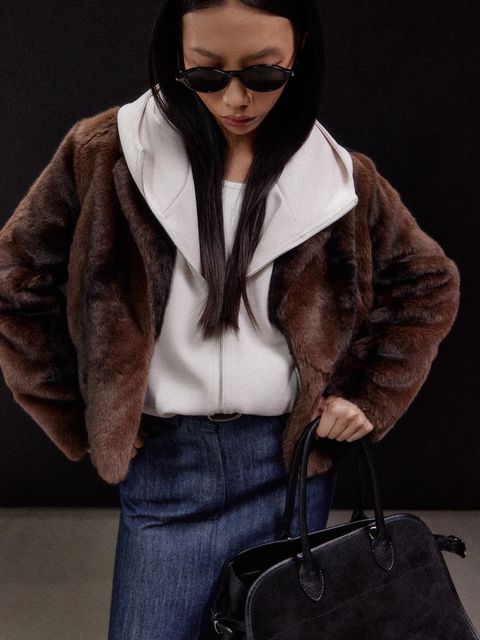 Answear.LAB kurtka kolor brązowy przejściowa - zdjęcie produktu nr 1