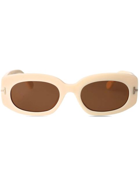 TOM FORD Eyewear oval-frame sunglasses - Neutrals - zdjęcie produktu nr 1