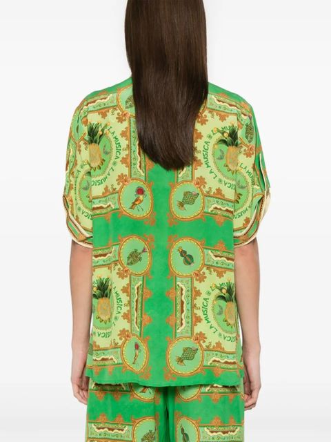 ALEMAIS La Musica shirt - Green - zdjęcie produktu nr 2