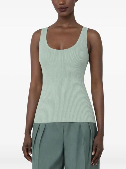 Max Mara Mxmghiro ribbed knit top - Green - zdjęcie produktu nr 2