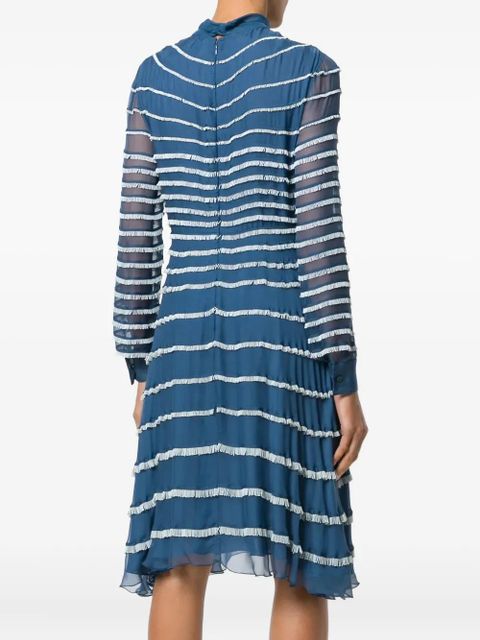 Valentino Garavani ruffled midi dress - Blue